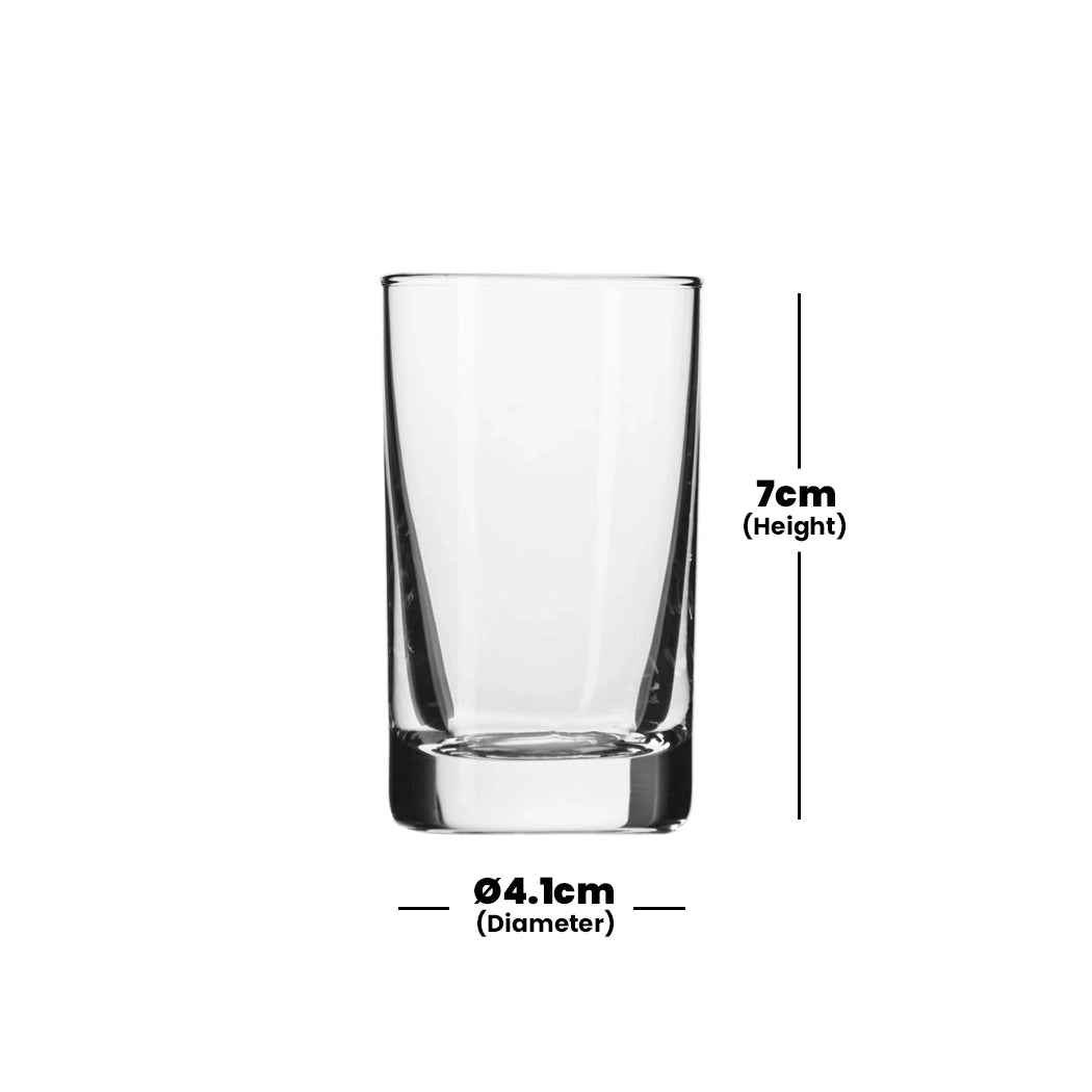 Krosno Vodka Shot Glass 50 ml, Pack Of 6