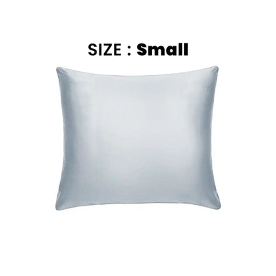 ths giza cotton small cushion cover silver grey