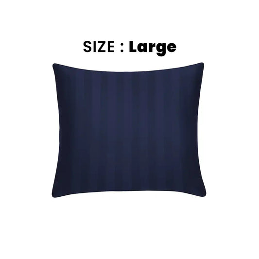 ths eternal stripes large cushion cover navy blue