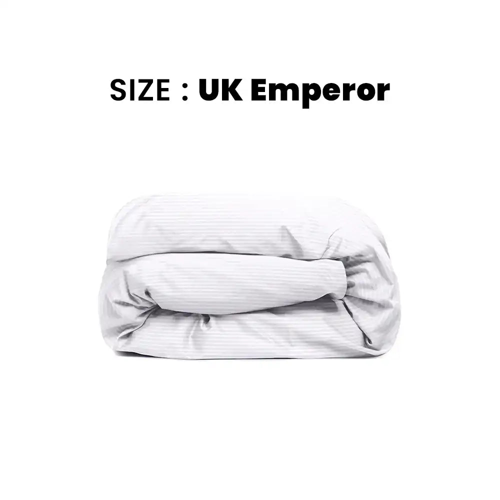 ths zen stripes uk emperor duvet cover white