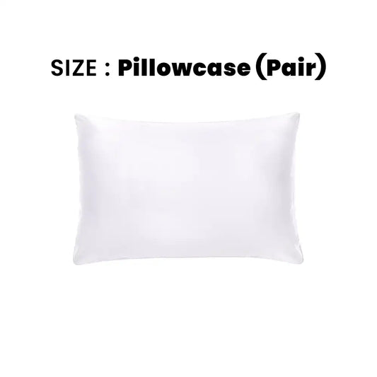 ths giza cotton pillowcase pair white