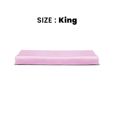 ths giza cotton king flat bed sheet mauve