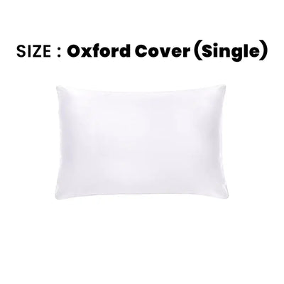 ths giza cotton single oxford pillow cover white