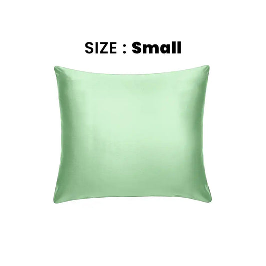 ths giza cotton small cushion cover slit green