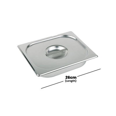 Viraj Stainless Steel GN  1/4 Pan With Lid