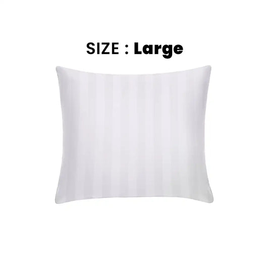 ths eternal stripes large cushion cover white