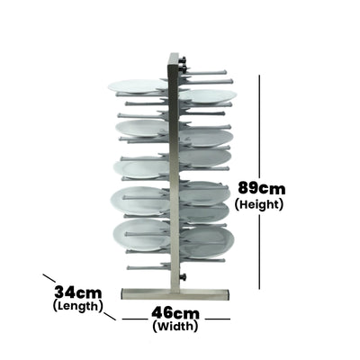 Tribeca Plate Stacking Unit for Busy Kitchens with 34 x 46 x 89 cm