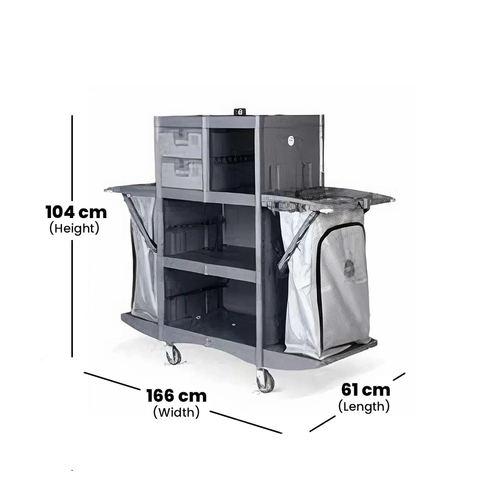 THS RSCA90589 Janitorial Cleaning Trolley