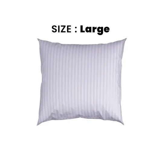 ths zen stripes large cushion cover grey