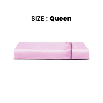 ths giza cotton queen fitted bed sheet mauve