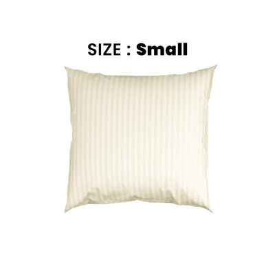 ths zen stripes small cushion cover ivory