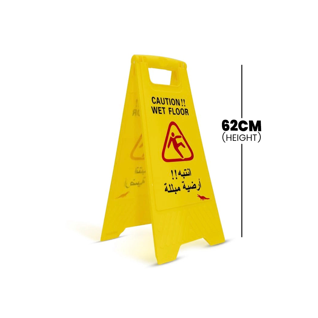 THS Wet Floor Signboard (Arabic & English), 62 cm, 10 pcs