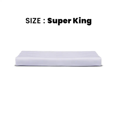 ths giza cotton super king flat bed sheet grey