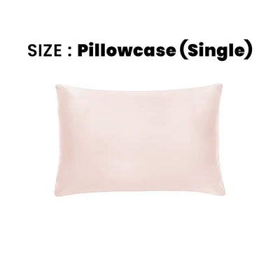 ths giza cotton single pillowcase pastel pink