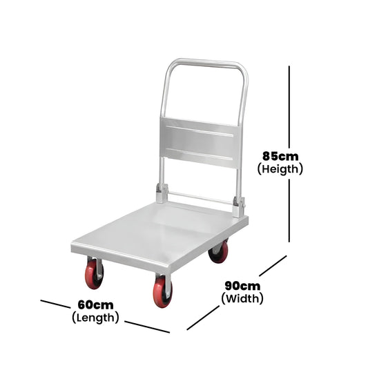 THS Foldable Platform Trolley, 60 x 90 x 85 cm