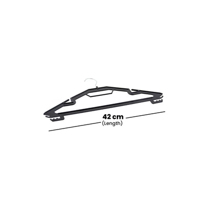 Tribeca Polycarbonate Black Standard Hanger, BOX QUANTITY 120 PCS