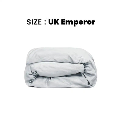 ths zen stripes uk emperor duvet cover glacier