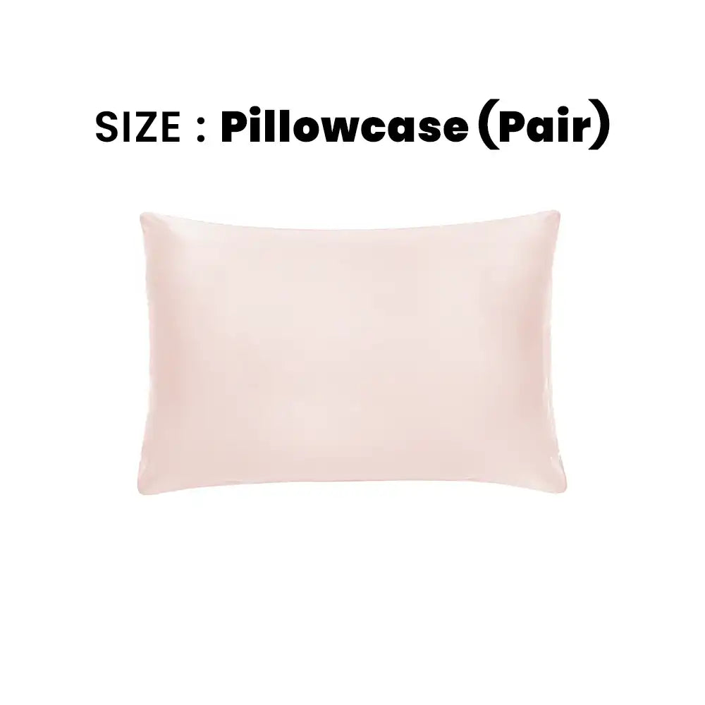 ths giza cotton pillowcase pair pastel pink