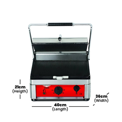 Empero Electric Contact Grill, 1750 W, 40 x 36 x 21 cm