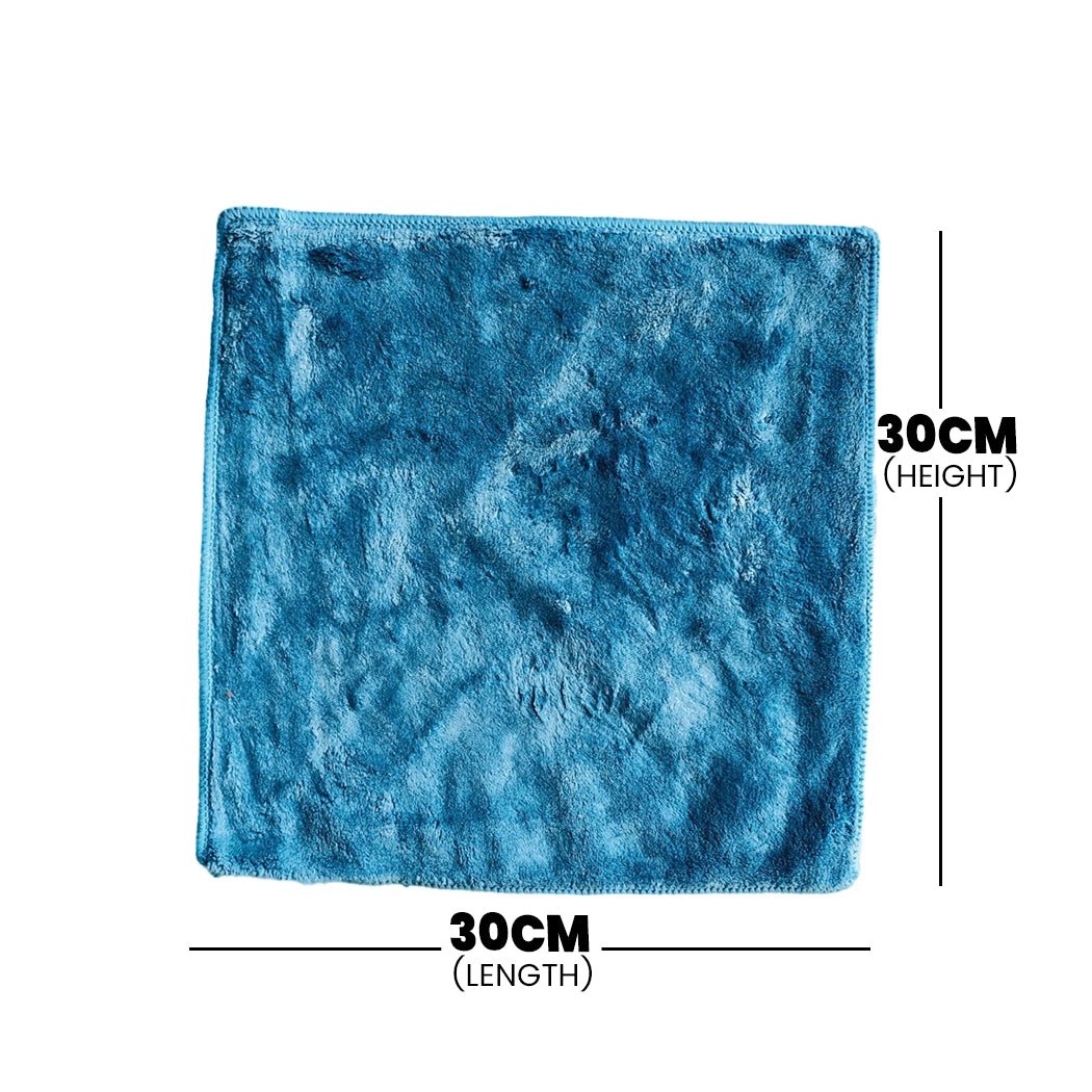 THS Microfiber Towel , Blue, 12 pcs