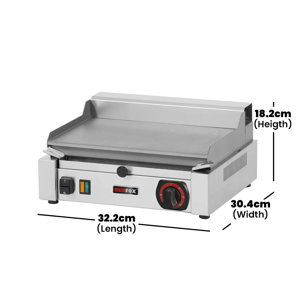 RM Gastro Electric Grill, 1.2 kW, 30.4 x 32.2 x 18.2 cm