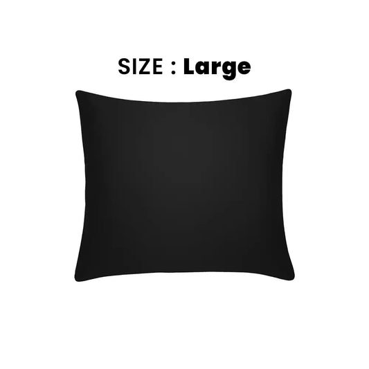 ths giza cotton large cushion cover onyx