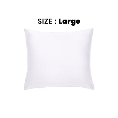 ths giza cotton large cushion cover white