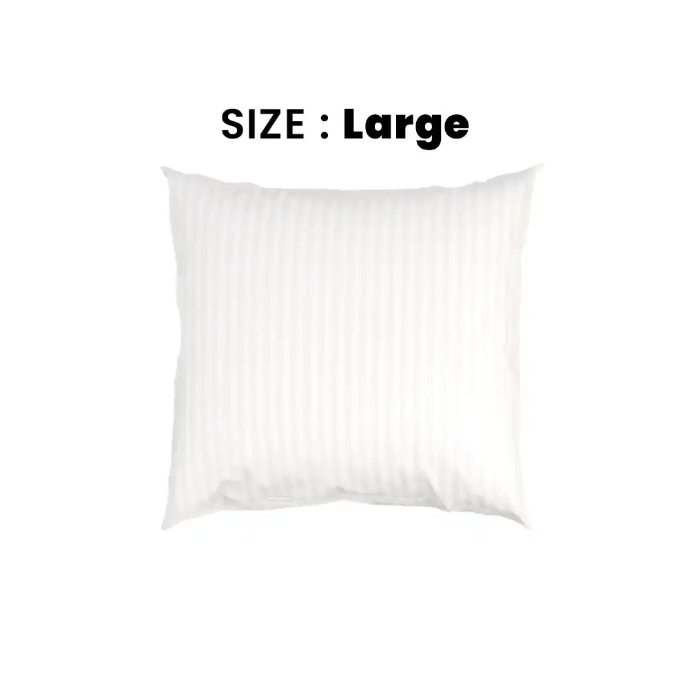 ths zen stripes large cushion cover white