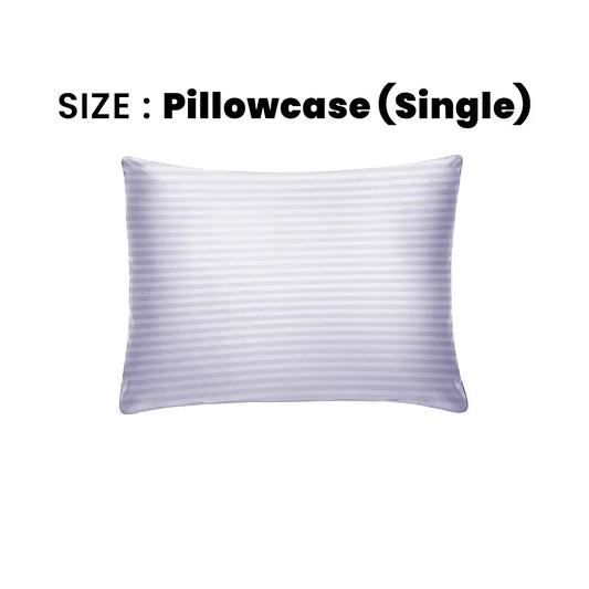 ths zen stripes single cotton pillowcase porpoise