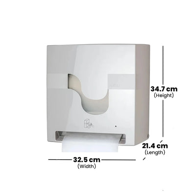 THS CX95420 White Automatic Sensor Controlled Hand Towel Dispenser