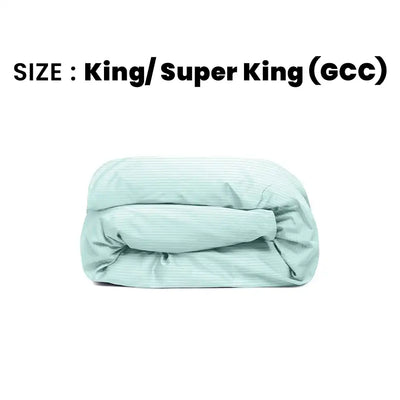 ths zen stripes king super king duvet cover baby blue