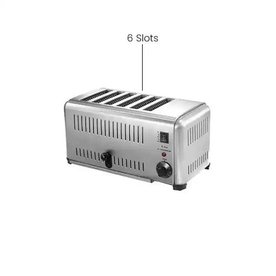 THS 6 Slots Stainless Steel Buffet toaster 2500W - HorecaStore