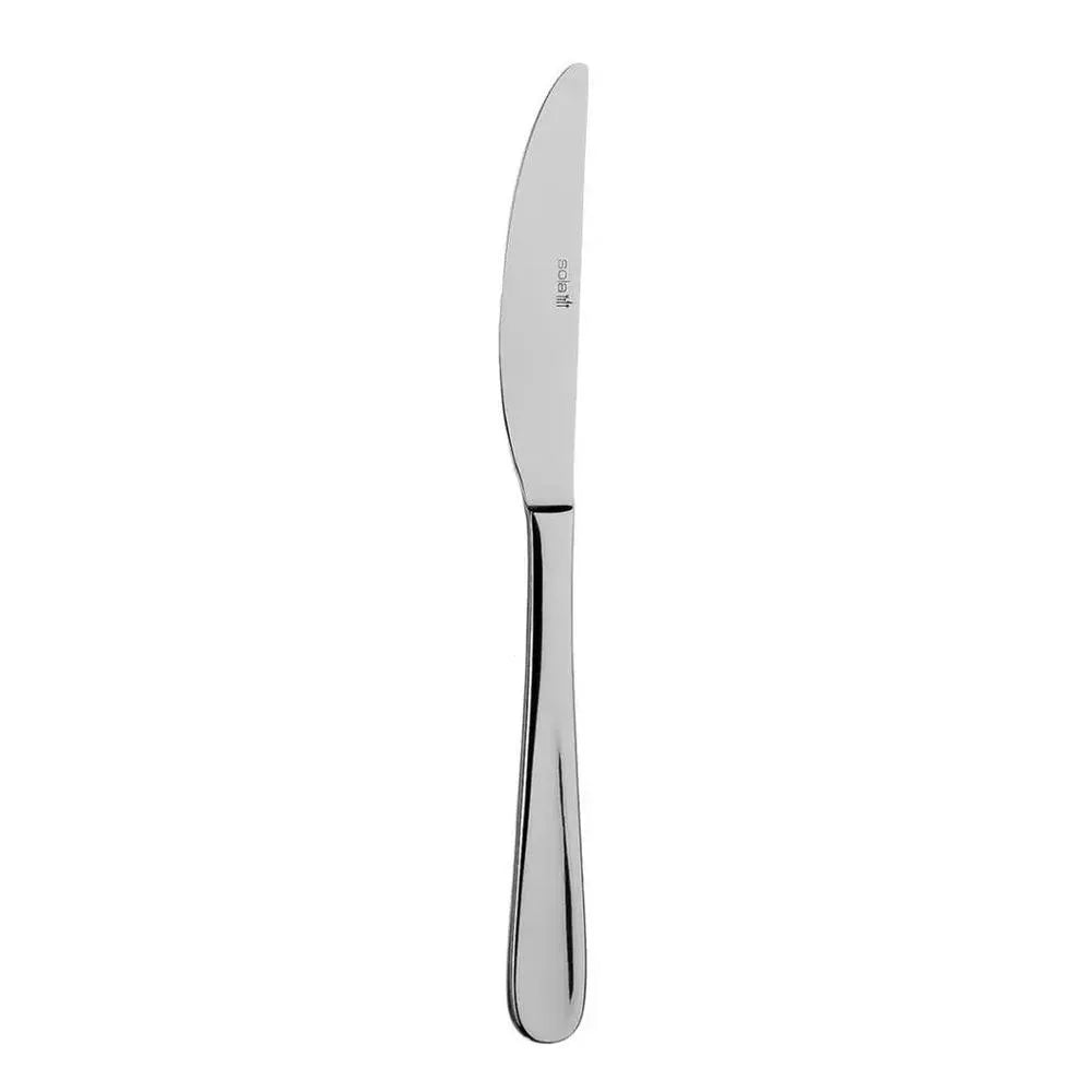 Sola Florence Table Knife Silver 18/10 Stainless Steel 75mm, Length 231mm - Pack Of 12