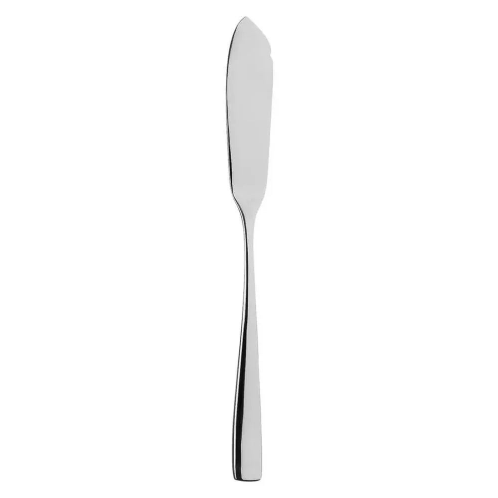 Sola Lotus Fish Knife Silver 18/10 Stainless Steel 3mm, Length 211mm - Pack of 12