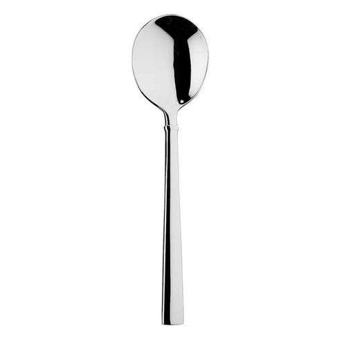 Sola Palermo English Soup Spoon Silver 18/10 Stainless Steel 6mm, Length 170mm - Pack Of 12