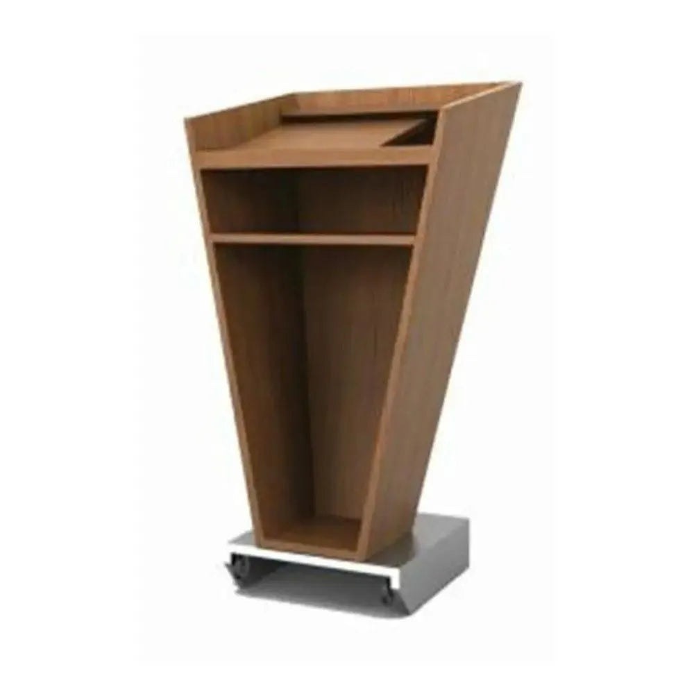 Spectrum Lectern L 55 x W 54 x H 115 سم، إطار معدني مطلي بمسحوق، MDF مصفح. منظم الكابلات، 2 سطح عمل