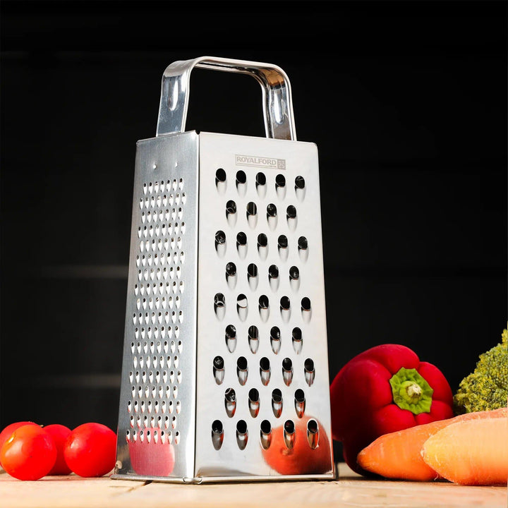 Royal Ford Stainless Steel 4 Sides Grater H 24.5 cm - HorecaStore