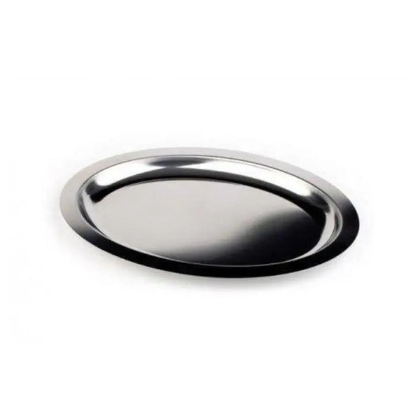 Stainless Steel Oval Tray, L 42 x W 30 cm