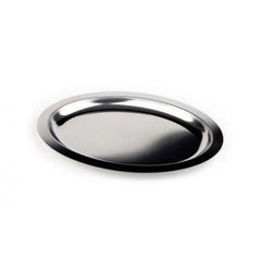 Stainless Steel Oval Tray, L 70 x W 46 cm