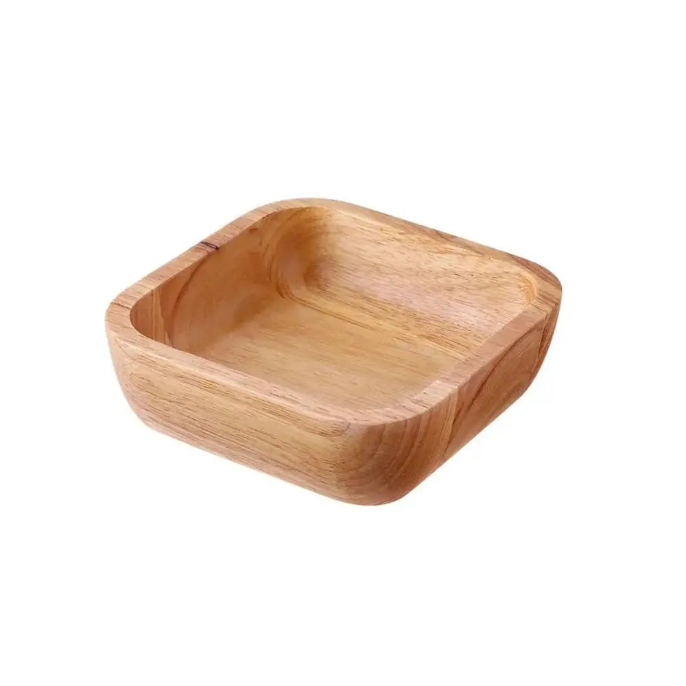 Sunnex Oak Wood Salad Bowl, 18 cm