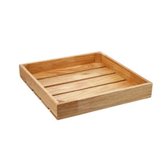 Sunnex Oak Wood Serving Tray, 33 cm