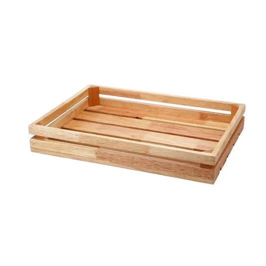 Sunnex Oak Wood Serving Tray, 40 cm