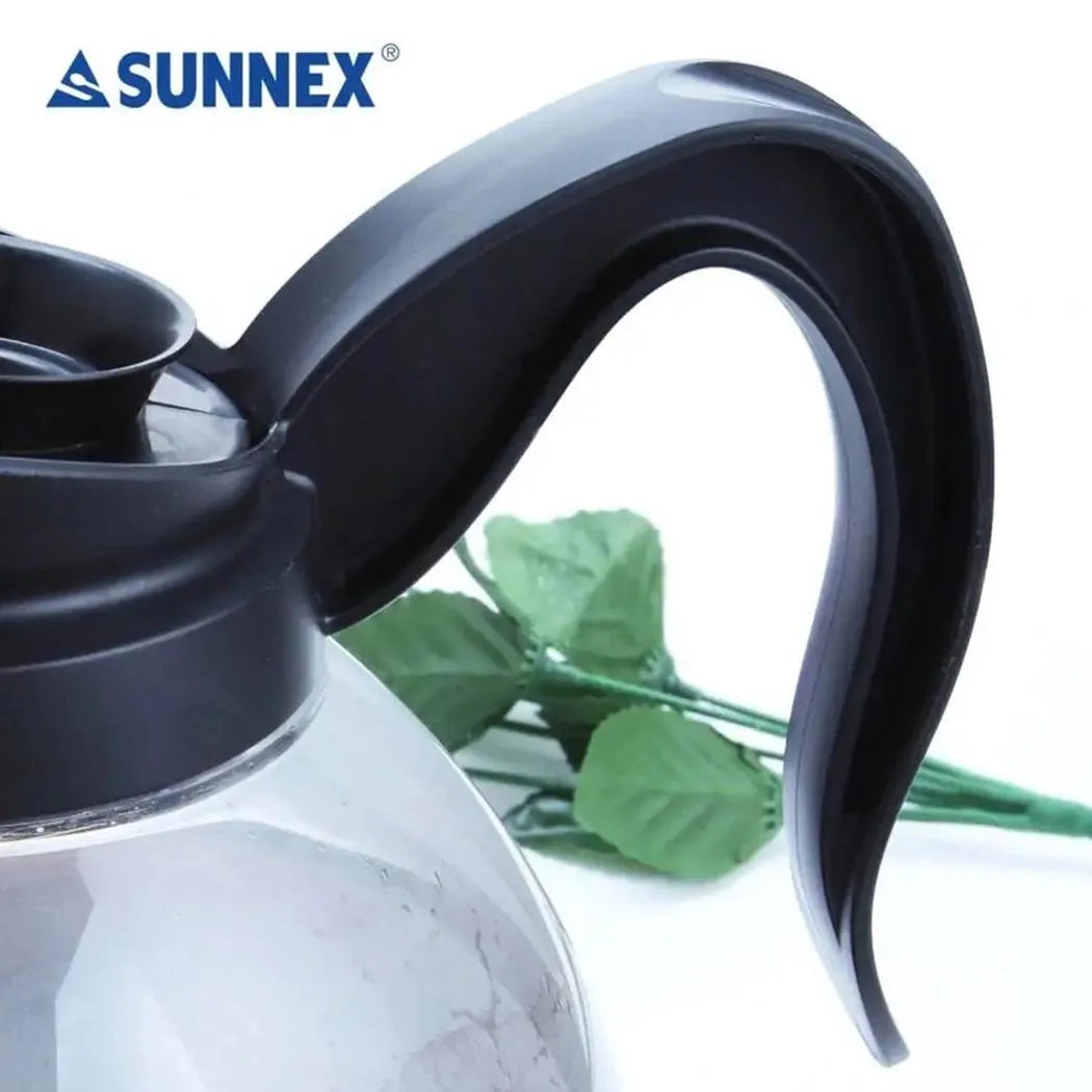 Sunnex Polycarbonate Coffee Decanter with Steel Base, 1.8 Ltr