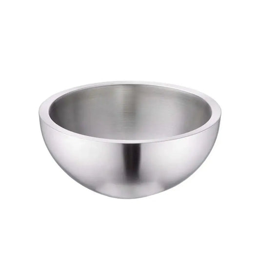 Sunnex Stainless Steel Double Wall Salad Bowl Silver, 20 cm