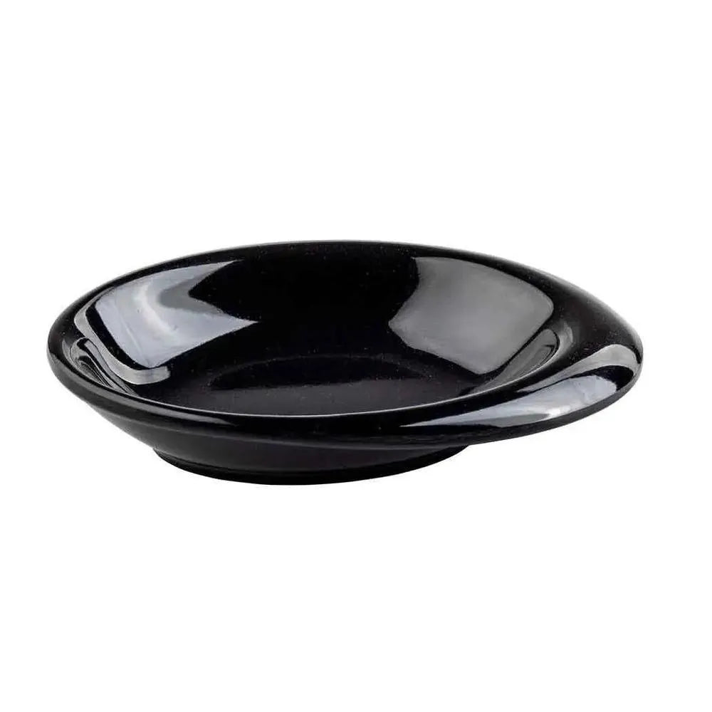 Tablecraft 10314BK melamine Oval Mini Bowl 1.5 Oz, Black 10 x 7 x 2 cm