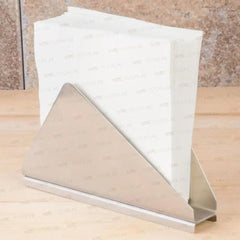 Tablecraft 222 Stainless Steel Napkin Holder, L 6.75" x W 1.125" x H 3.875"