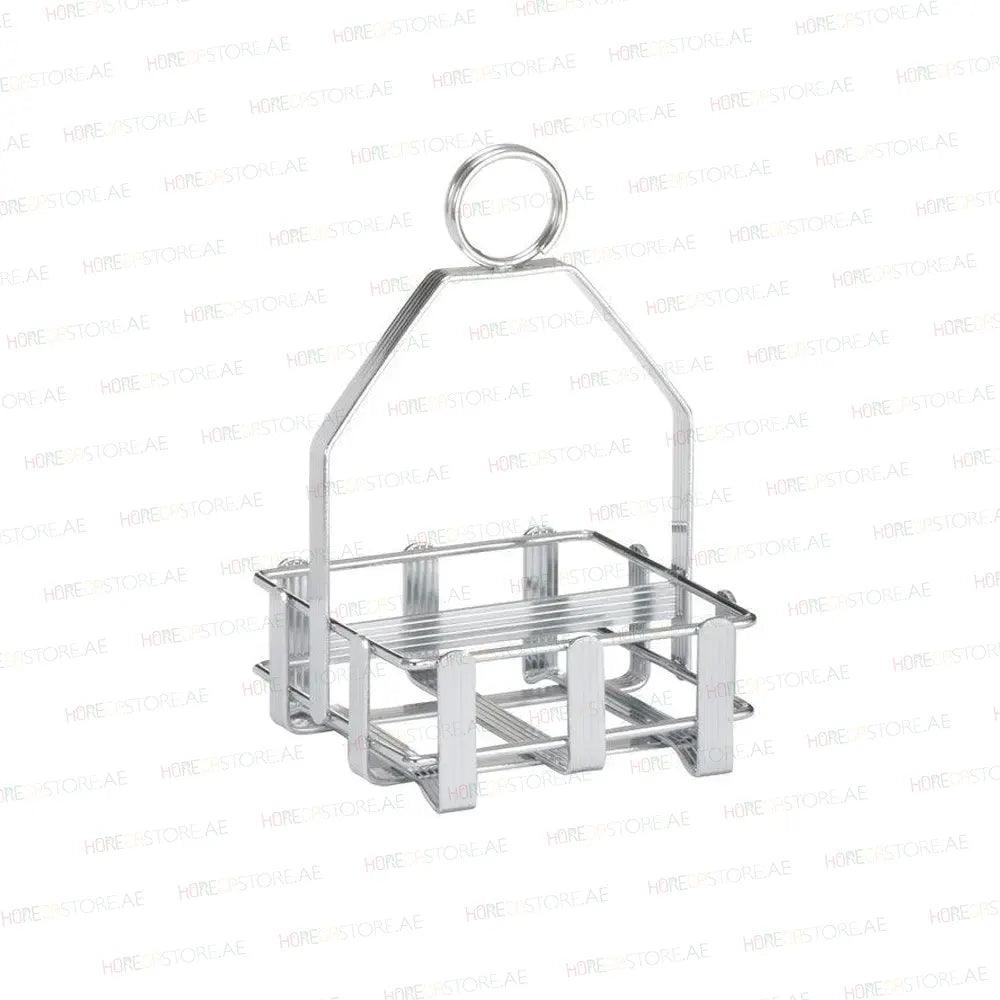 Tablecraft 602R Chrome Plated Steel Rack, L 4 x W 4 x H 6'' - HorecaStore