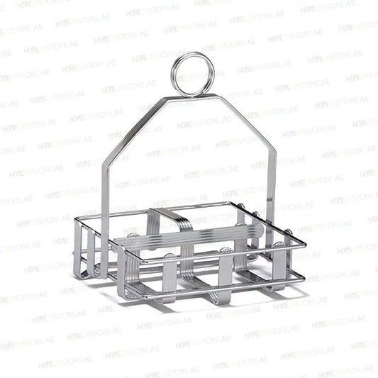 Tablecraft 609R Chrome Plated Combo Rack, Fits S&P Shakers, L 6½ x W 5 x H 4¾'' - HorecaStore