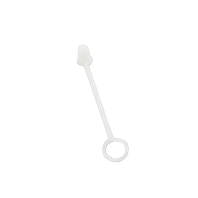 Tablecraft C100TC Plastic tethered 8 cm Cap Clear