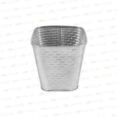 Tablecraft GTSS4 Steel Tapered Square Fry Cup, 3.8